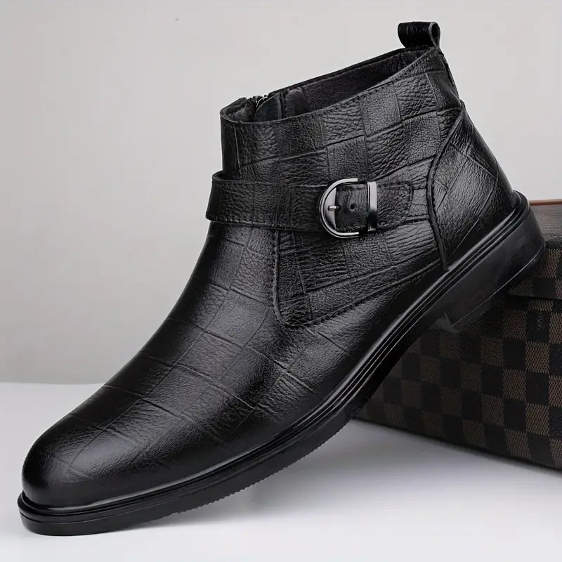 bottines en cuir ranger, confort et élégance pour l'automne-hiver