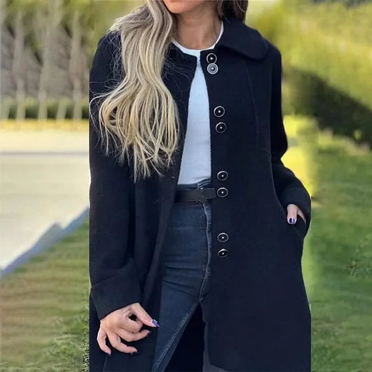 Veste casual en tissu de qualité, confortable pour l'automne