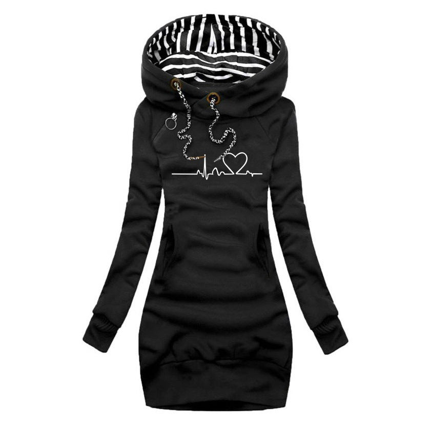 robe pull en tissu de qualité, confortable pour l'automne