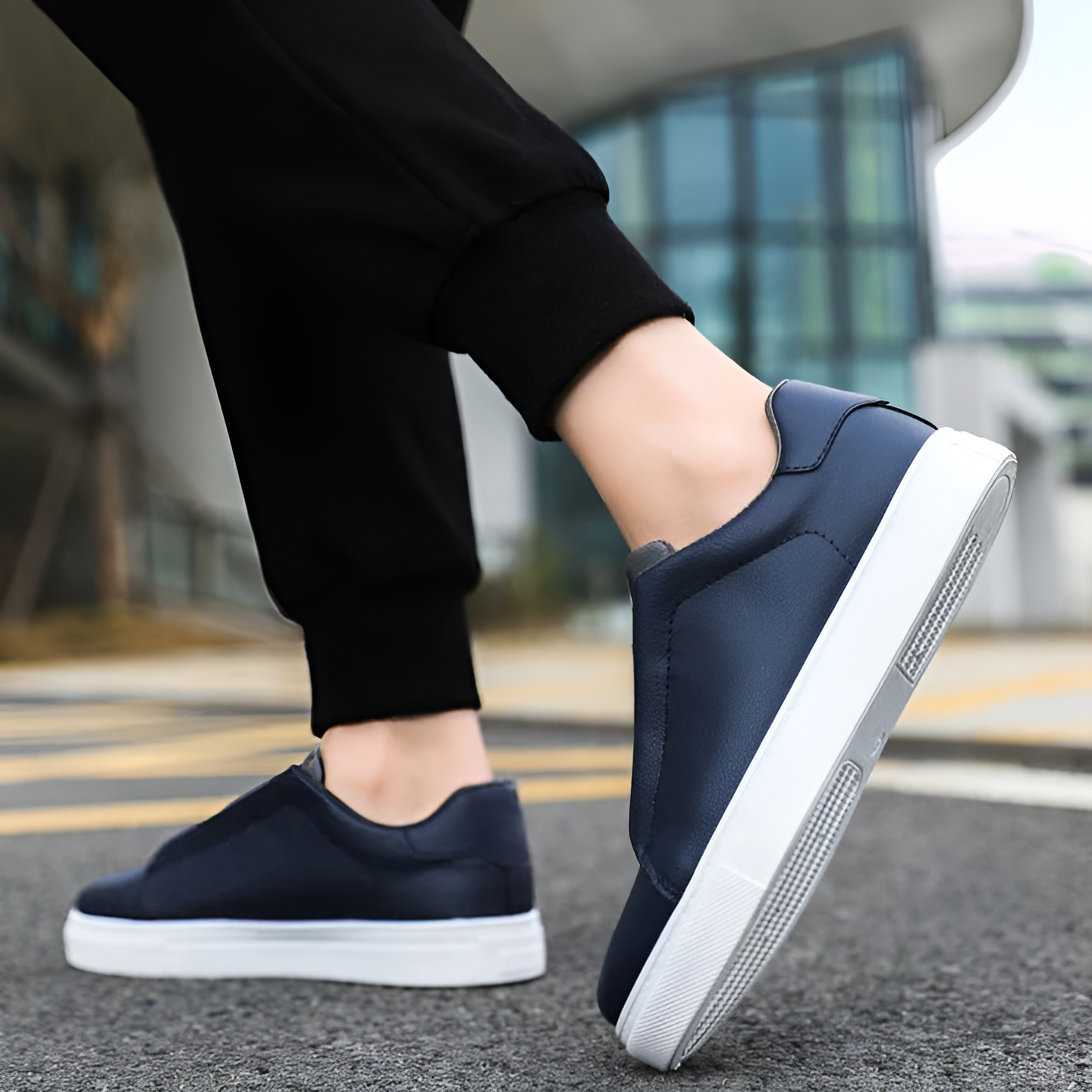 sneakers chic en cuir souple pour un confort élégant au quotidien