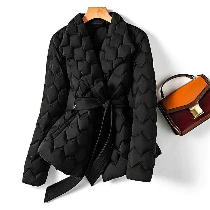 veste matelassée élégante en tissu doux pour un confort automnal