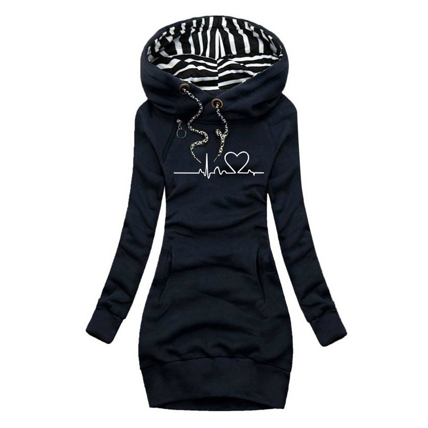 robe pull en tissu de qualité, confortable pour l'automne