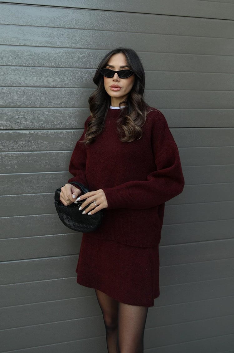 Ensemble de Vêtements Tricotés Confortables pour Automne-Hiver