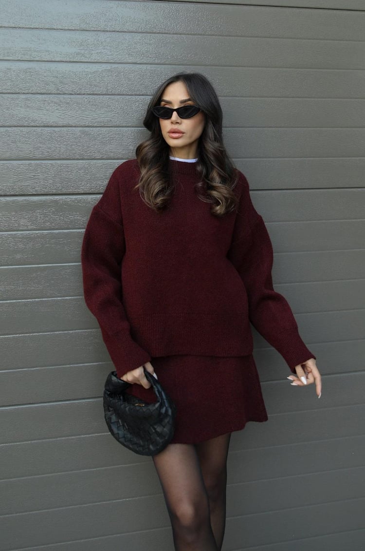 Ensemble de Vêtements Tricotés Confortables pour Automne-Hiver