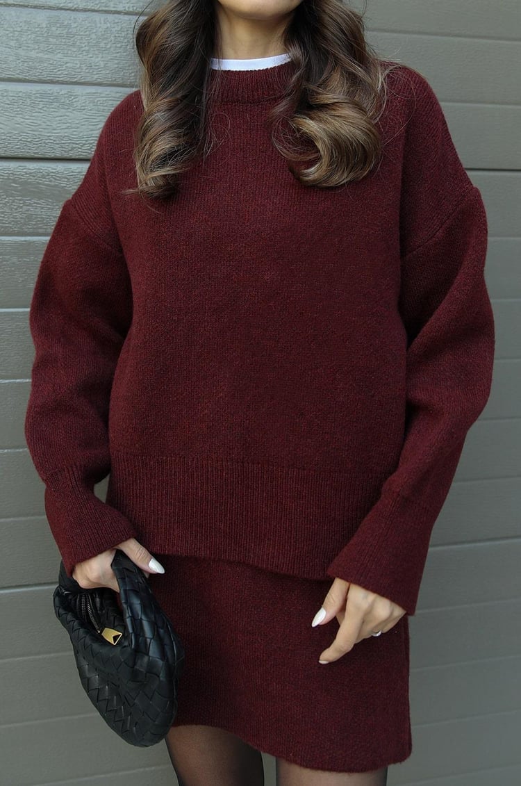 Ensemble de Vêtements Tricotés Confortables pour Automne-Hiver