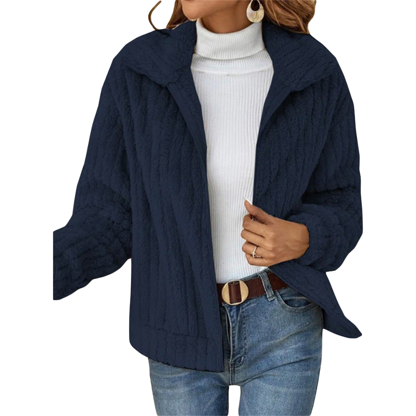 Manteau d'hiver en tissu haut de gamme pour un confort élégant