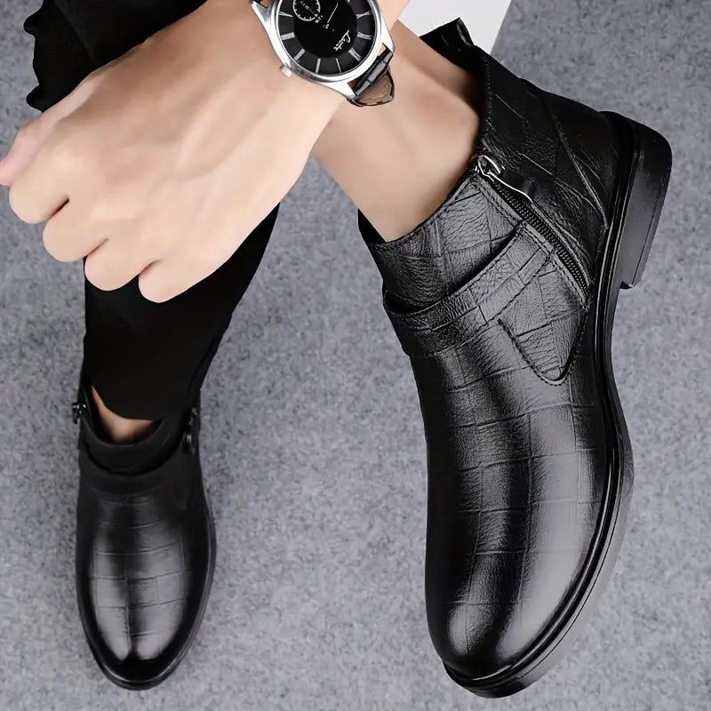 bottines en cuir ranger, confort et élégance pour l'automne-hiver