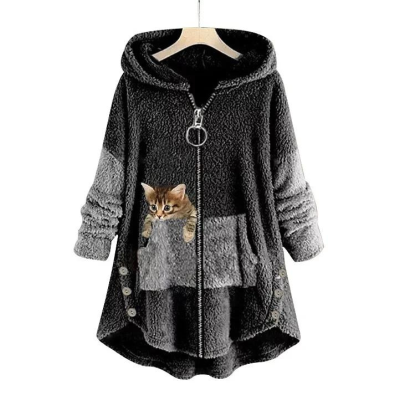 veste douce en tissu peluche pour un confort chaleureux en hiver