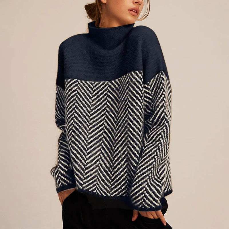 Pull col roulé en laine de qualité, confortable et intemporel pour l'automne