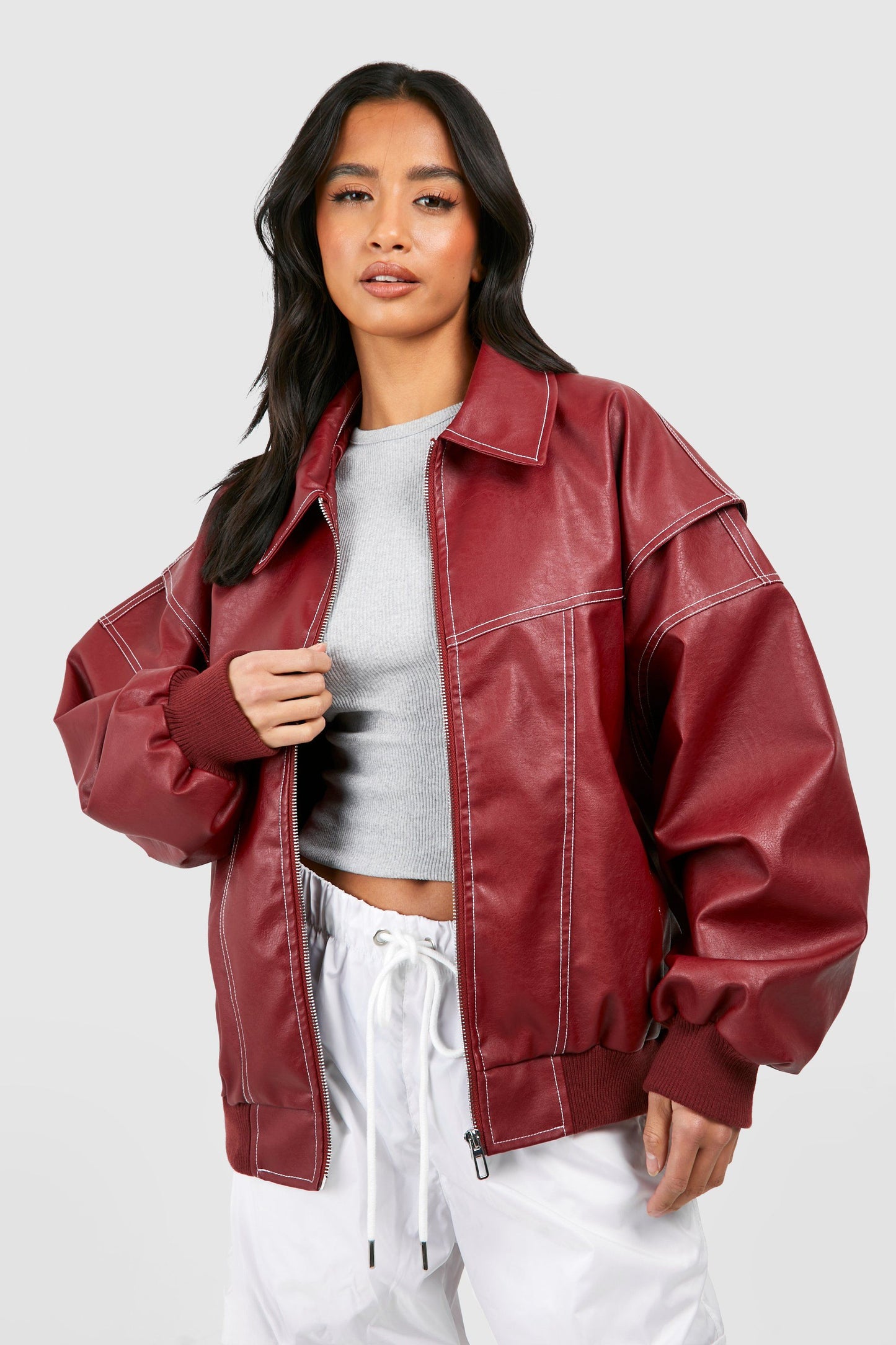 Veste bomber en tissu léger, élégance intemporelle pour l'automne