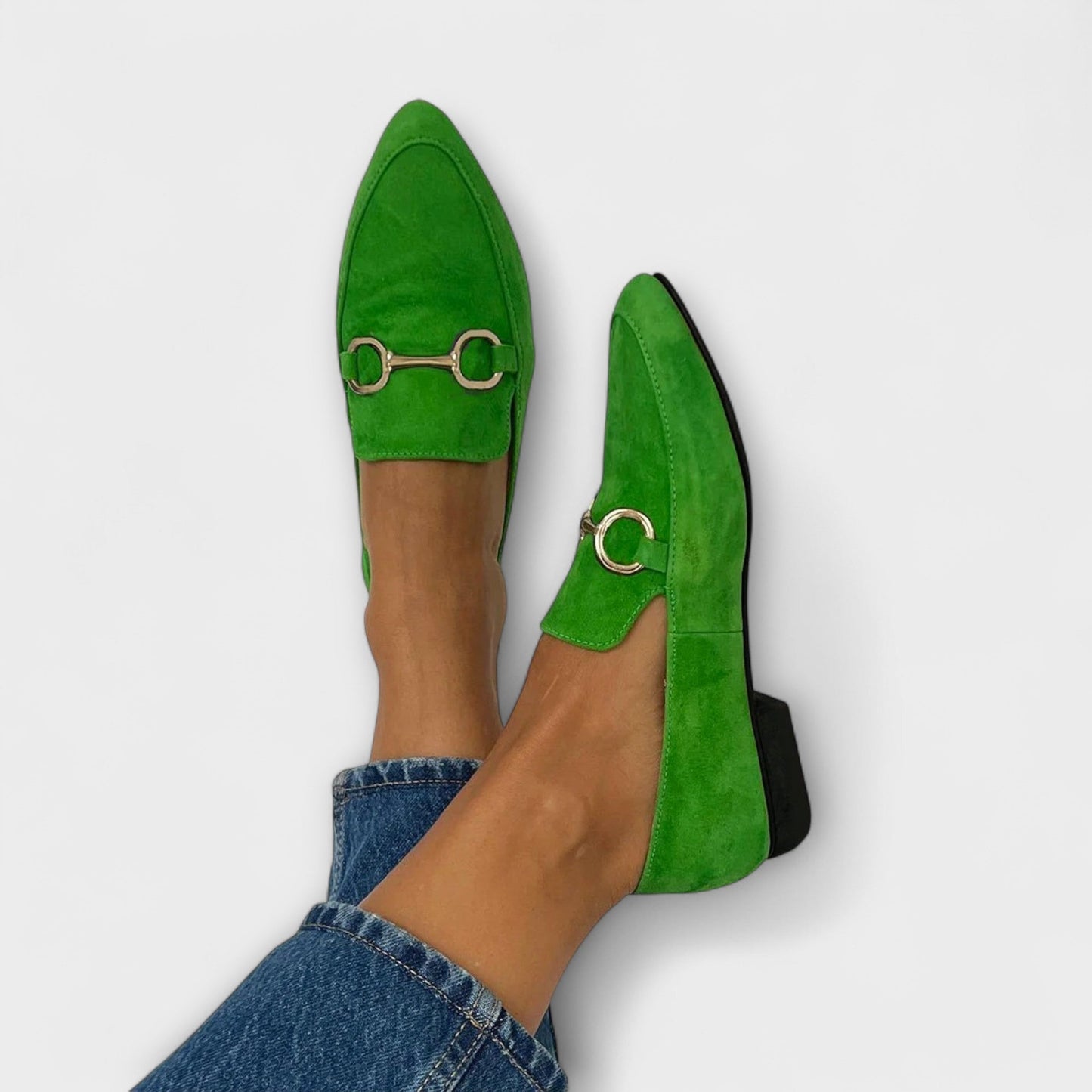 Ballerines à bout pointu en cuir, élégance et confort pour l'été
