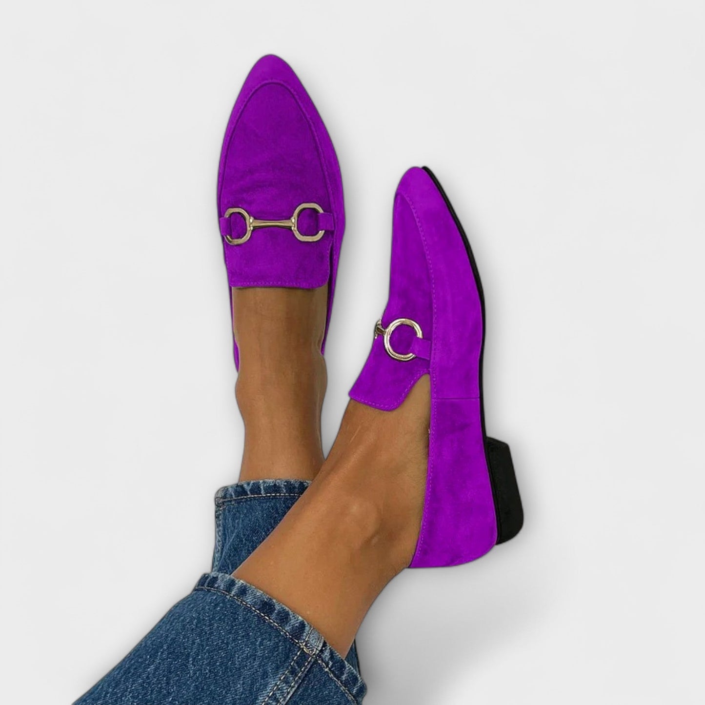 Ballerines à bout pointu en cuir, élégance et confort pour l'été