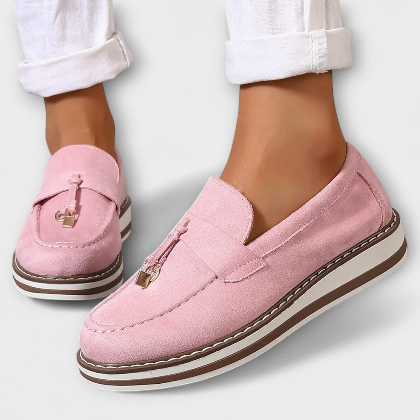 mocassins décontractés en cuir souple pour un confort intemporel