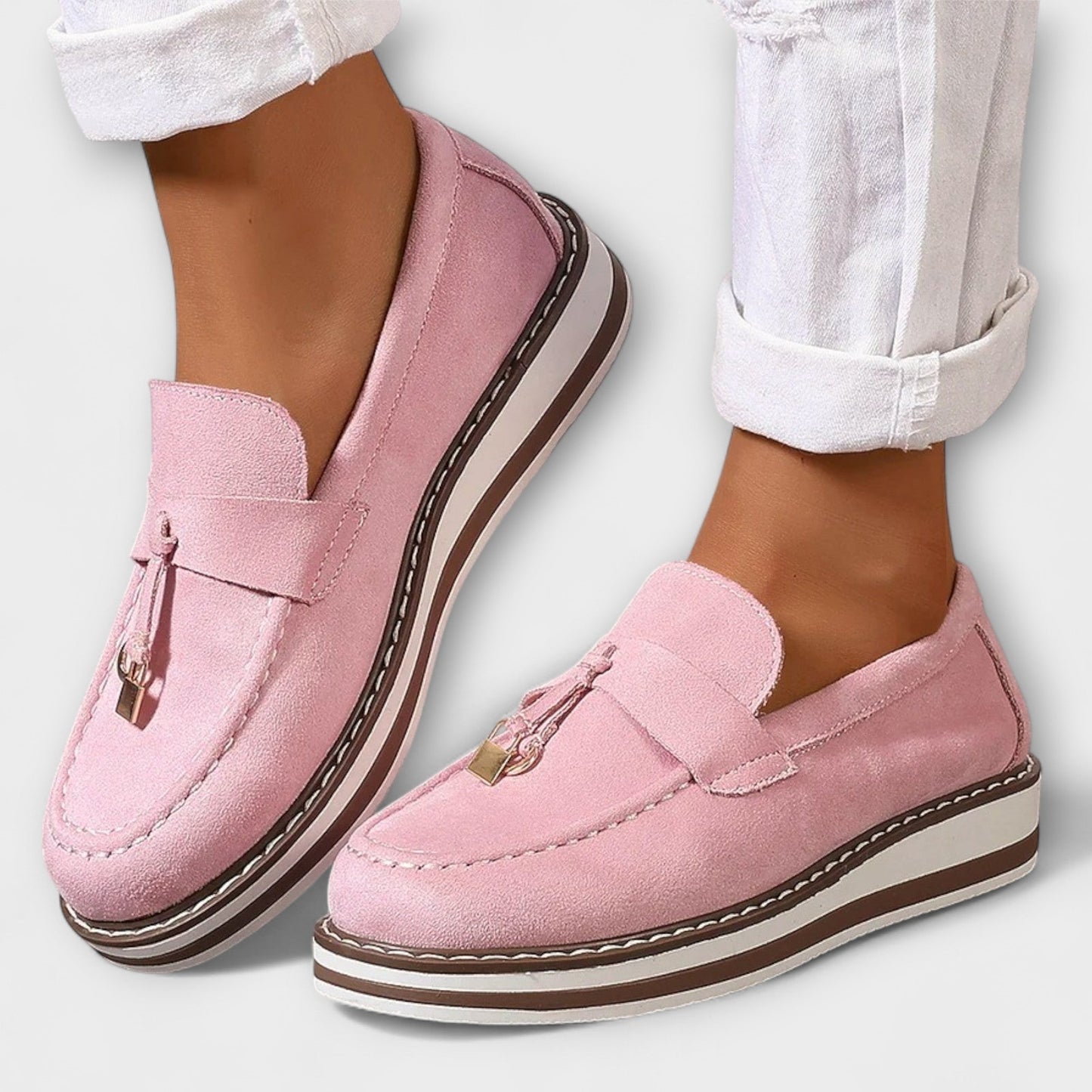 mocassins décontractés en cuir souple pour un confort intemporel