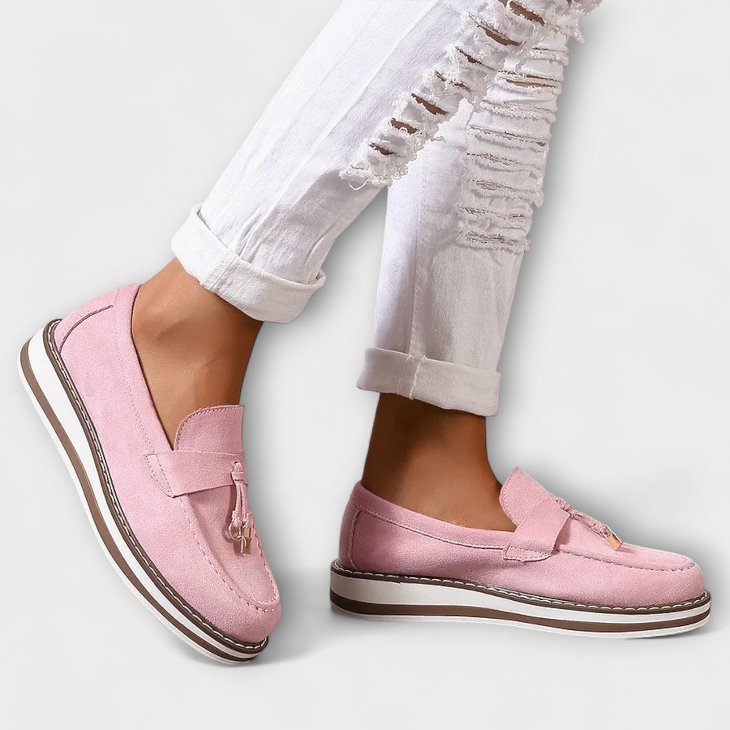 mocassins décontractés en cuir souple pour un confort intemporel
