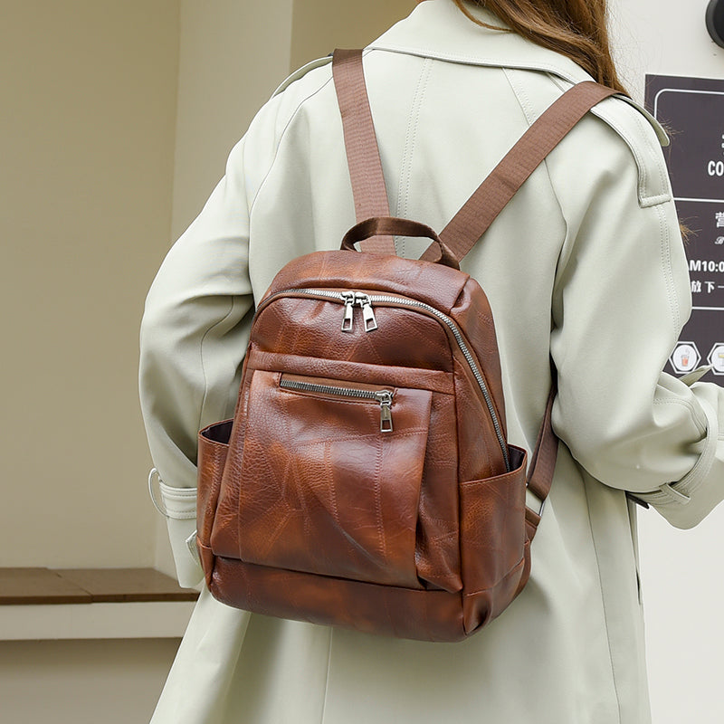 sac à dos en cuir élégant et confortable pour un usage quotidien