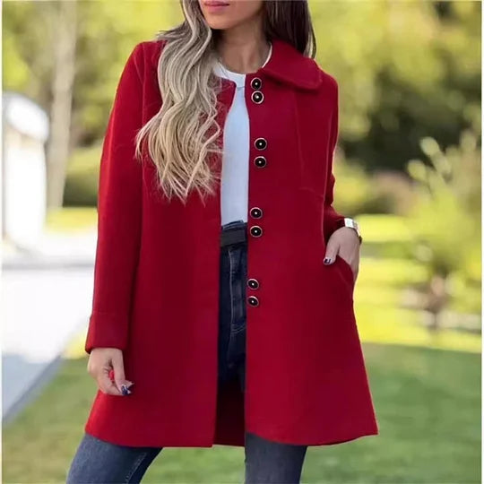 Veste casual en tissu de qualité, confortable pour l'automne