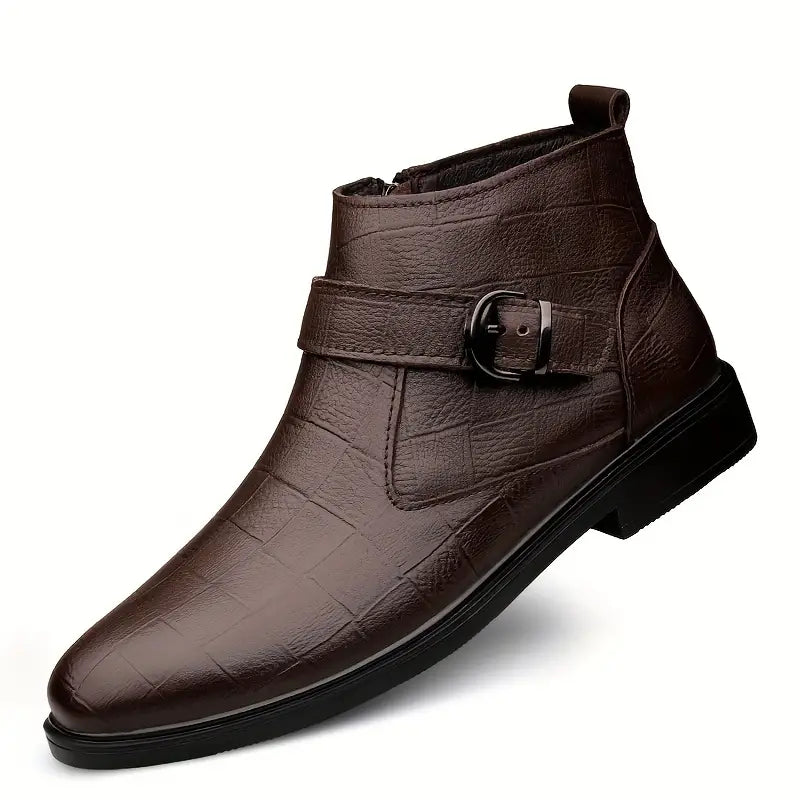 bottines en cuir ranger, confort et élégance pour l'automne-hiver