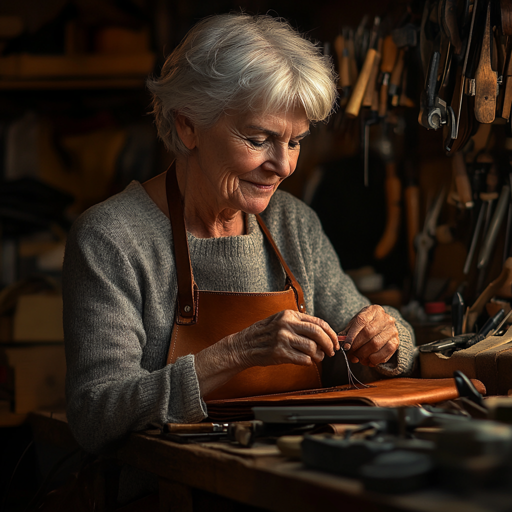 sac à main en cuir souple, confort et élégance intemporelle