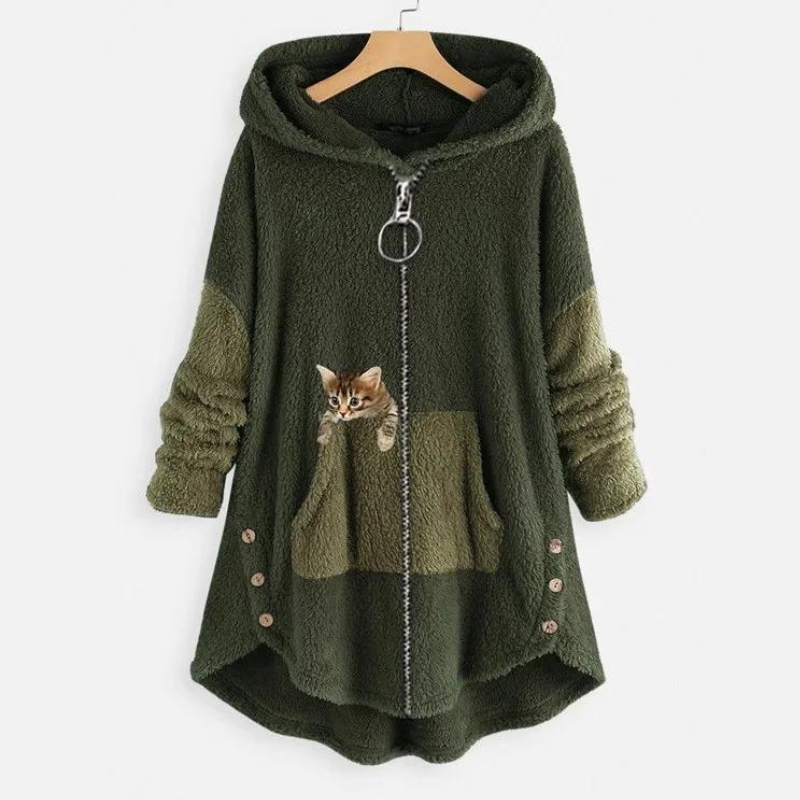 veste douce en tissu peluche pour un confort chaleureux en hiver