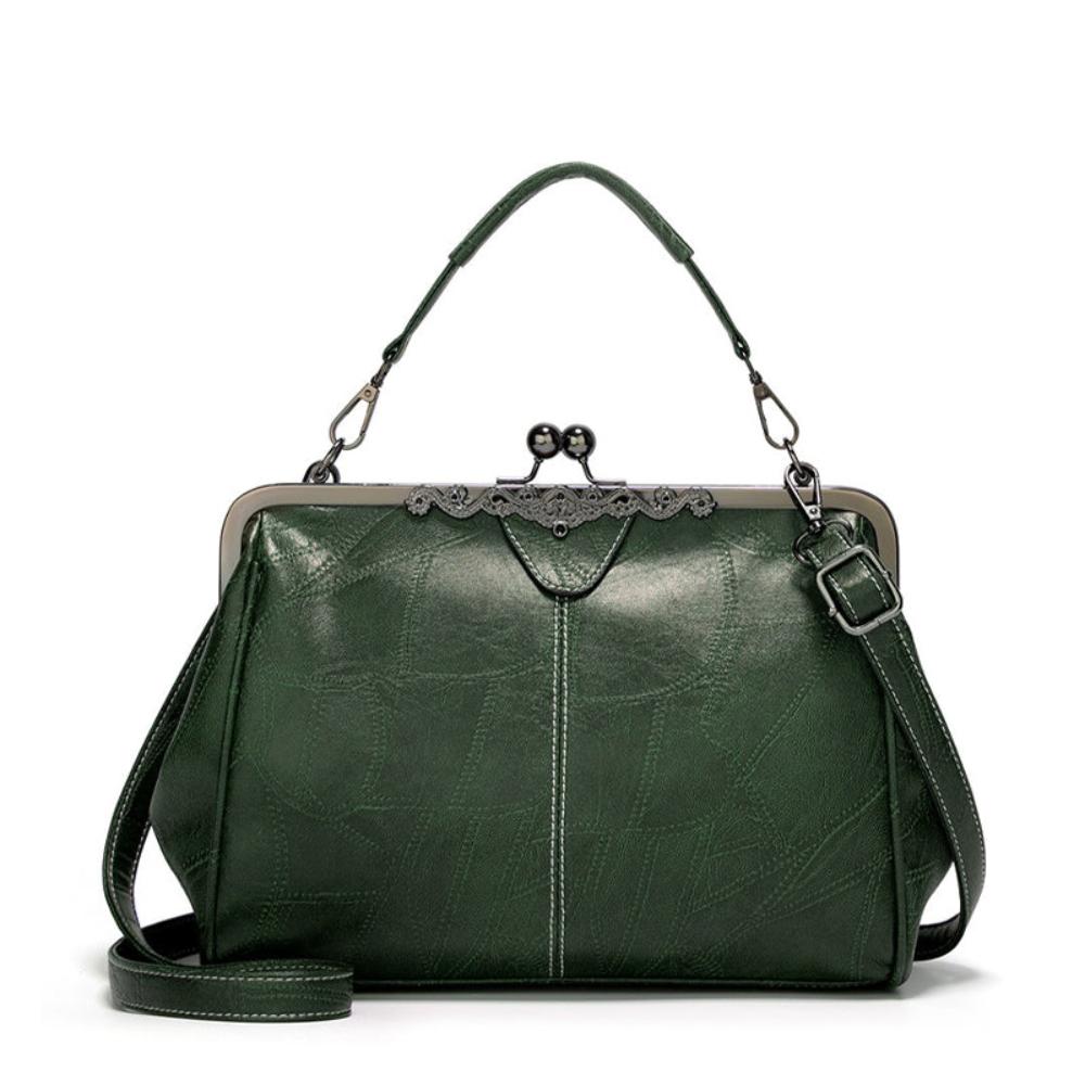 sac vintage en cuir de qualité avec fermeture à rabat élégante