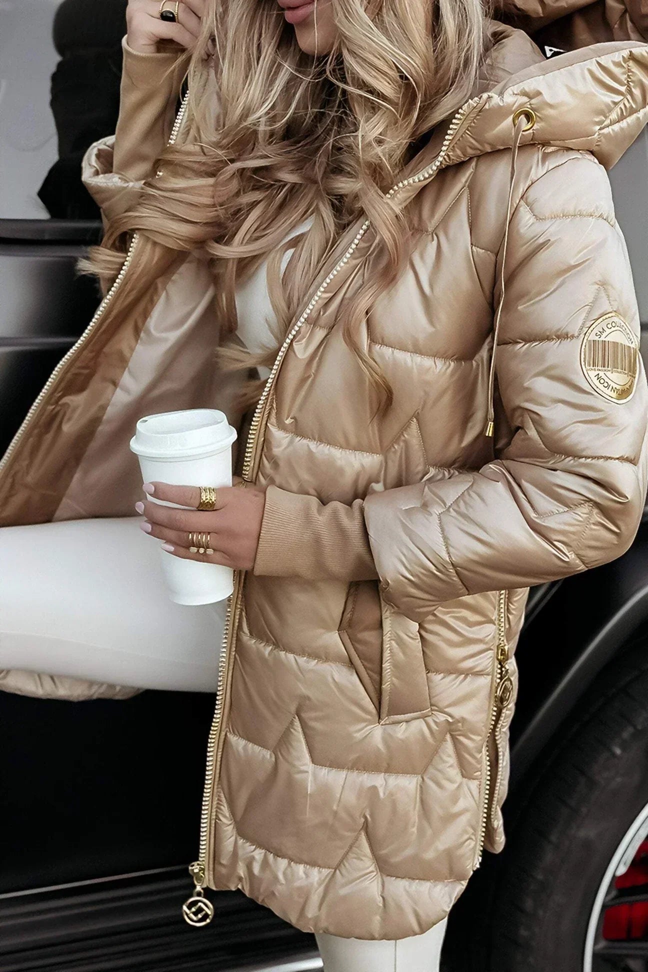 manteau d'hiver élégant en laine, chaud et confortable pour l'hiver
