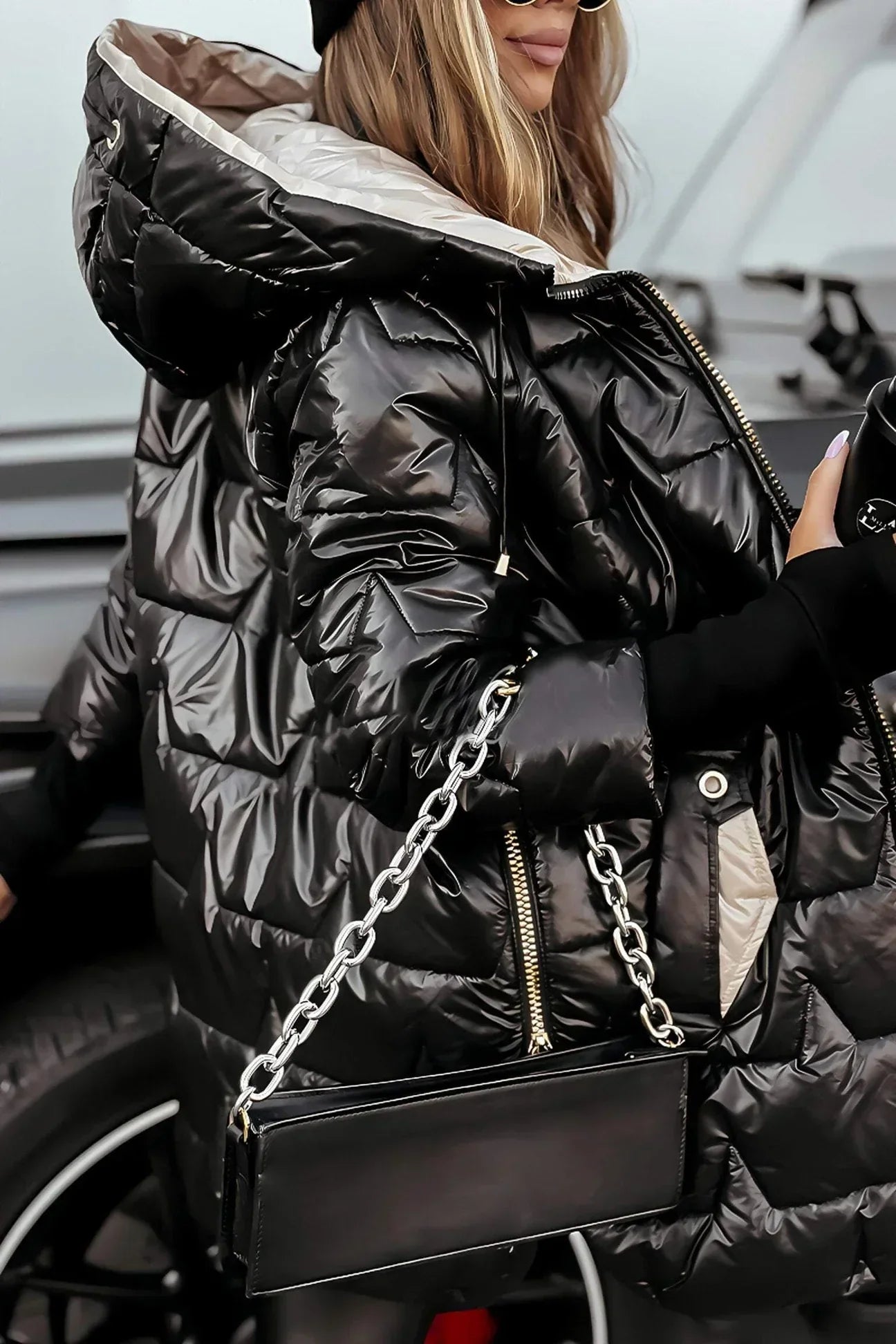 manteau d'hiver élégant en laine, chaud et confortable pour l'hiver