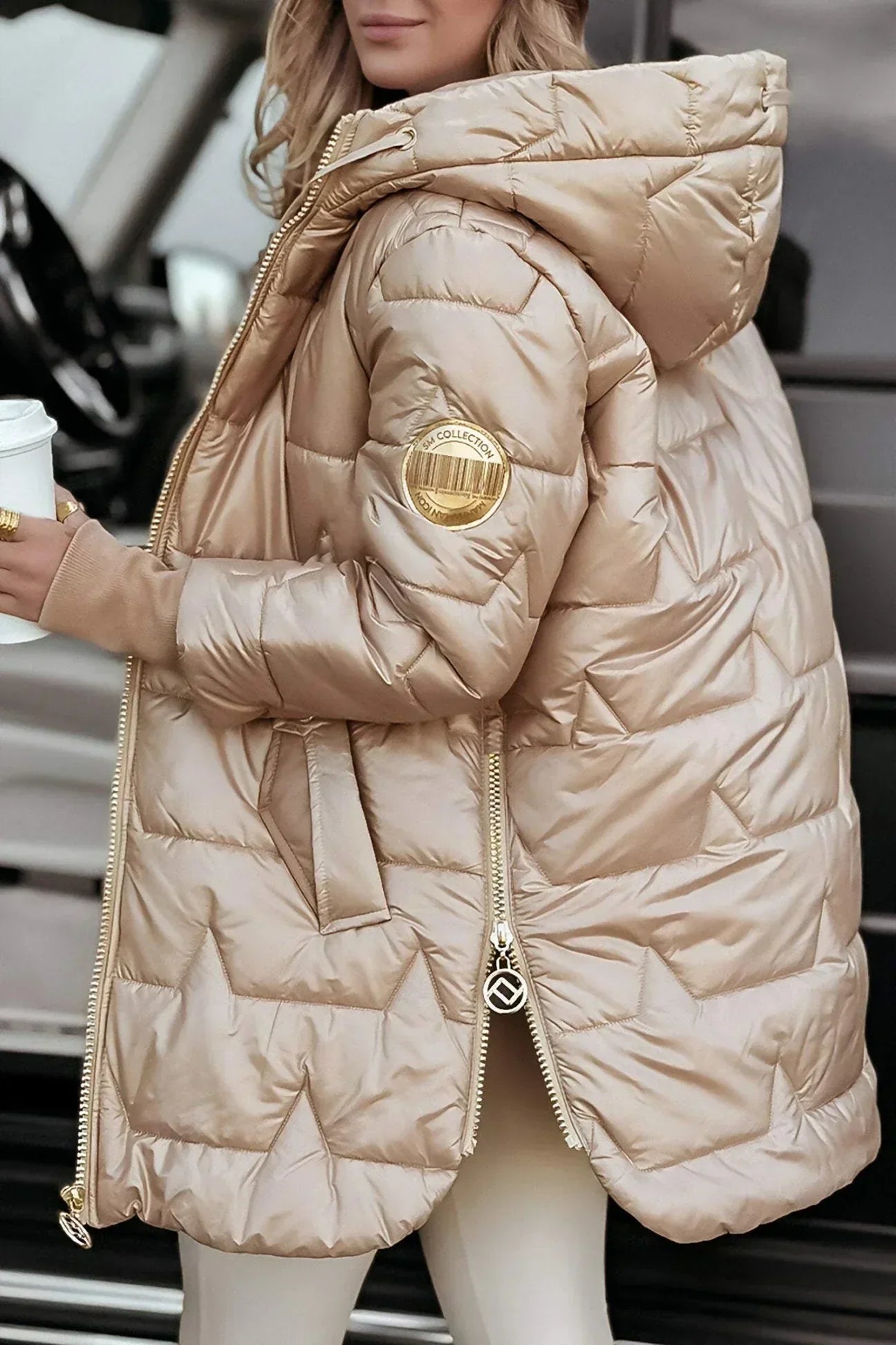 manteau d'hiver élégant en laine, chaud et confortable pour l'hiver