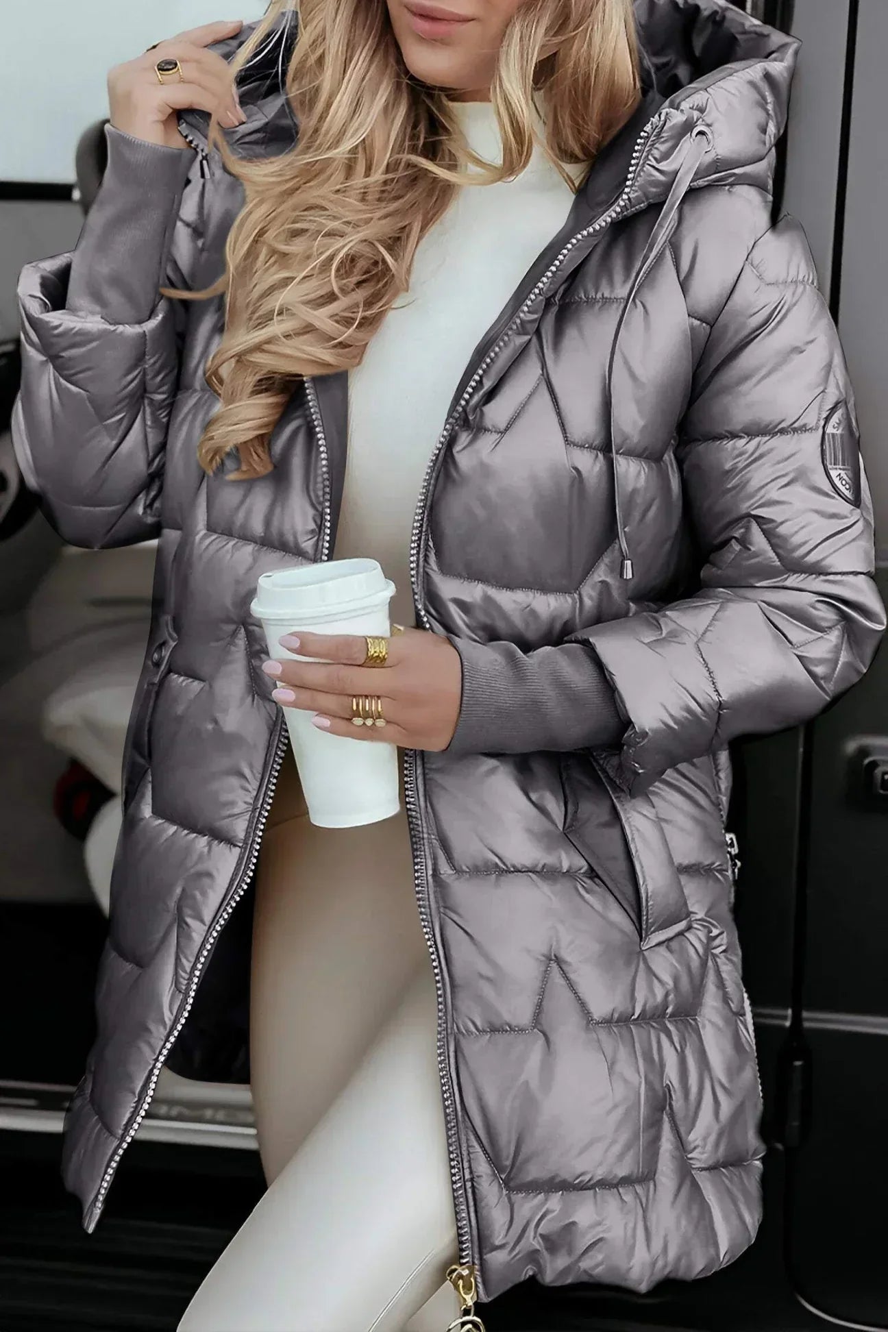 manteau d'hiver élégant en laine, chaud et confortable pour l'hiver