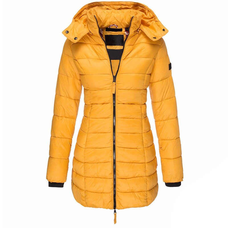 veste longue en duvet pour un confort élégant en automne-hiver