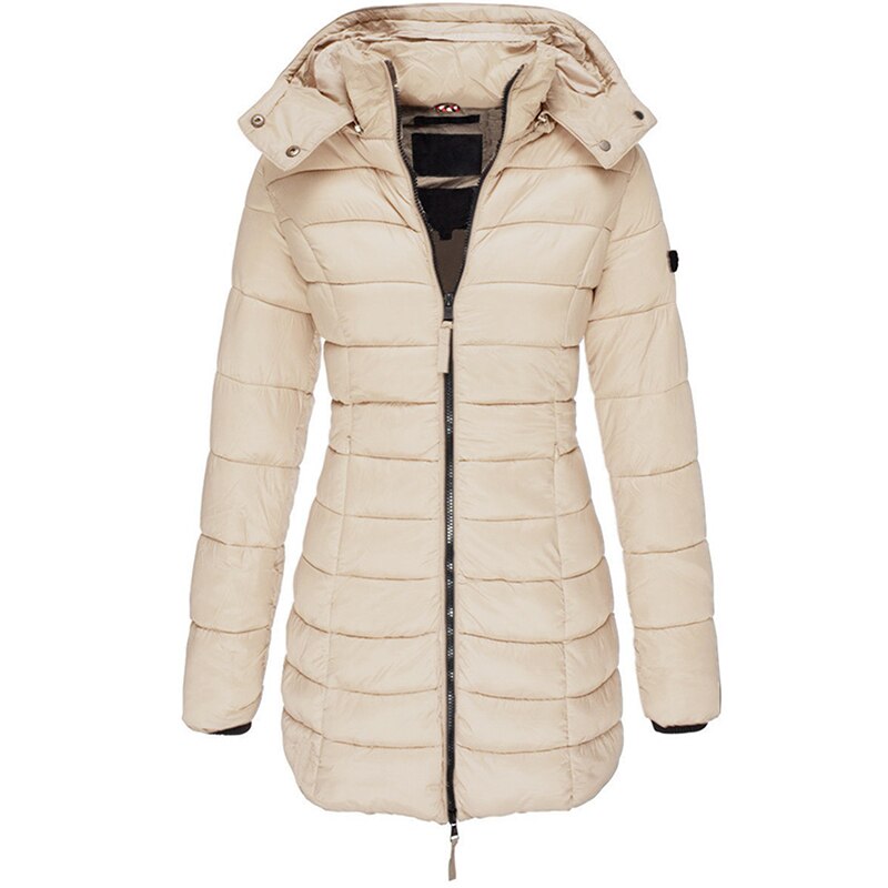 veste longue en duvet pour un confort élégant en automne-hiver