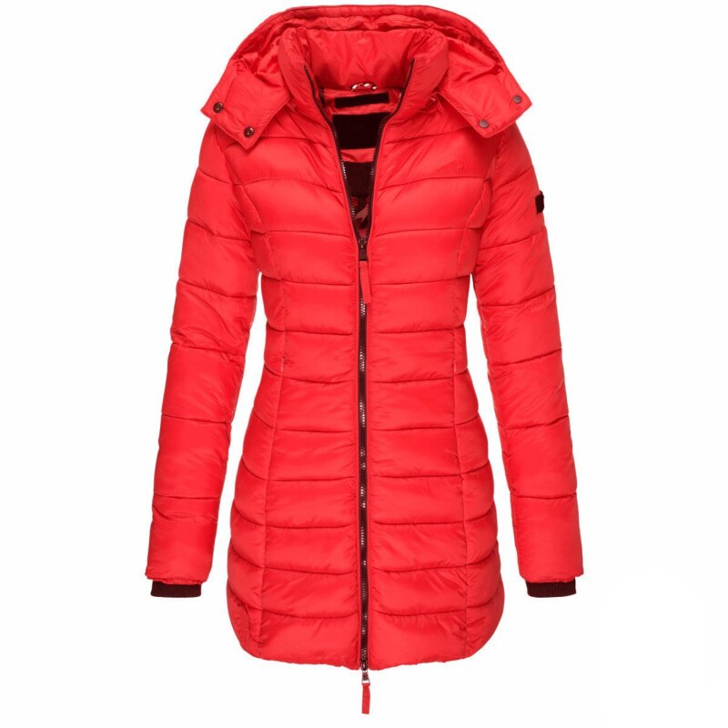 veste longue en duvet pour un confort élégant en automne-hiver