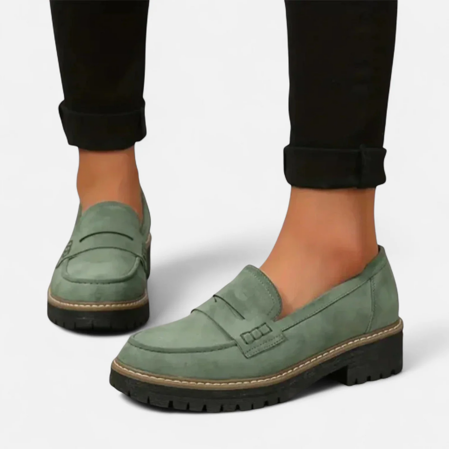chaussures orthopédiques slip-on en cuir pour un confort quotidien