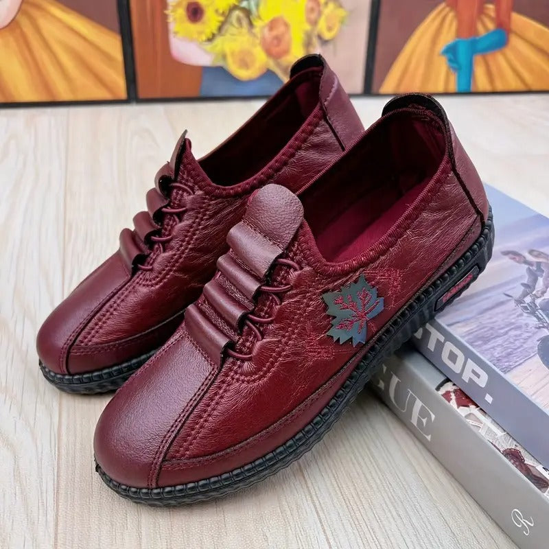 Chaussures en cuir orthopédiques confortables pour un style intemporel