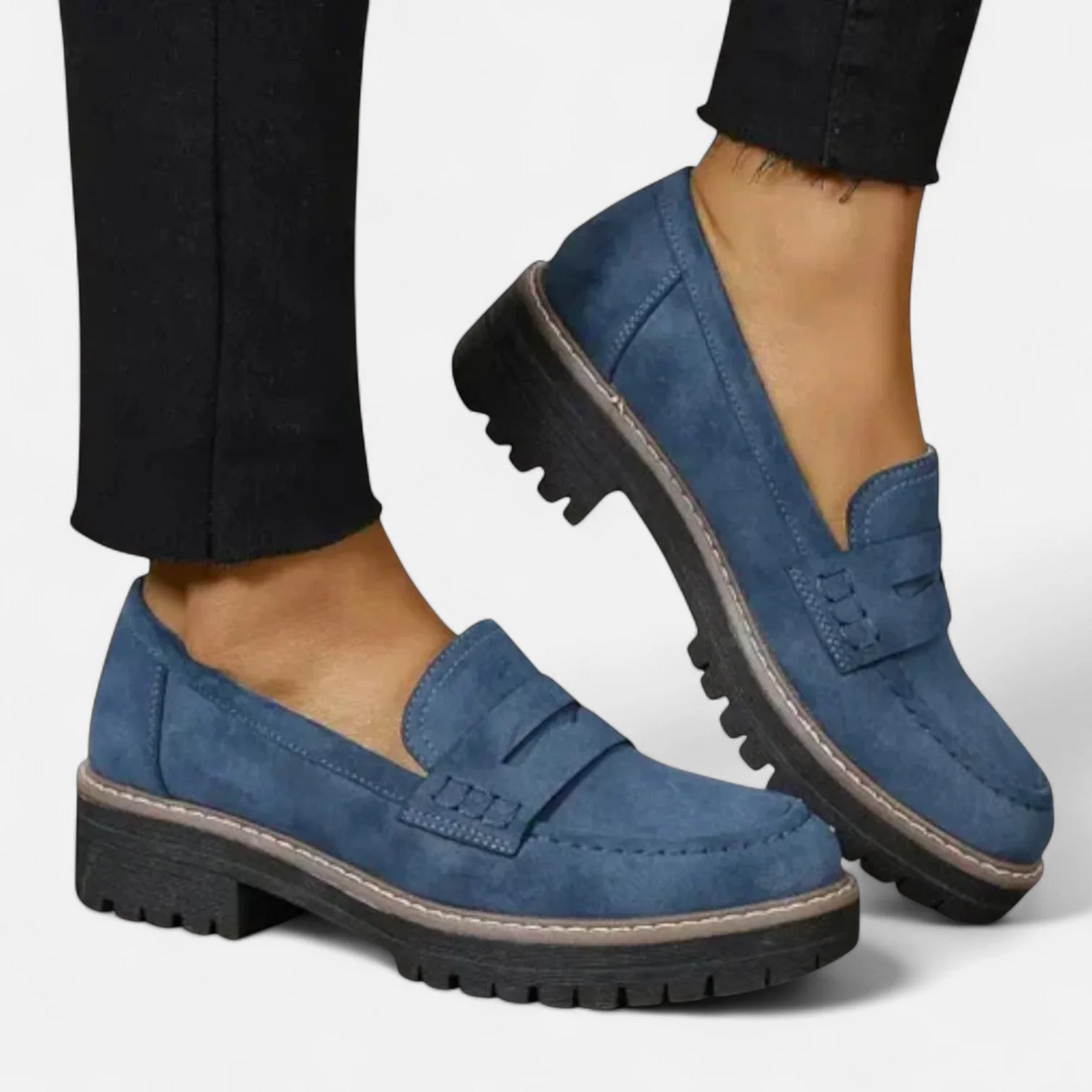 chaussures orthopédiques slip-on en cuir pour un confort quotidien