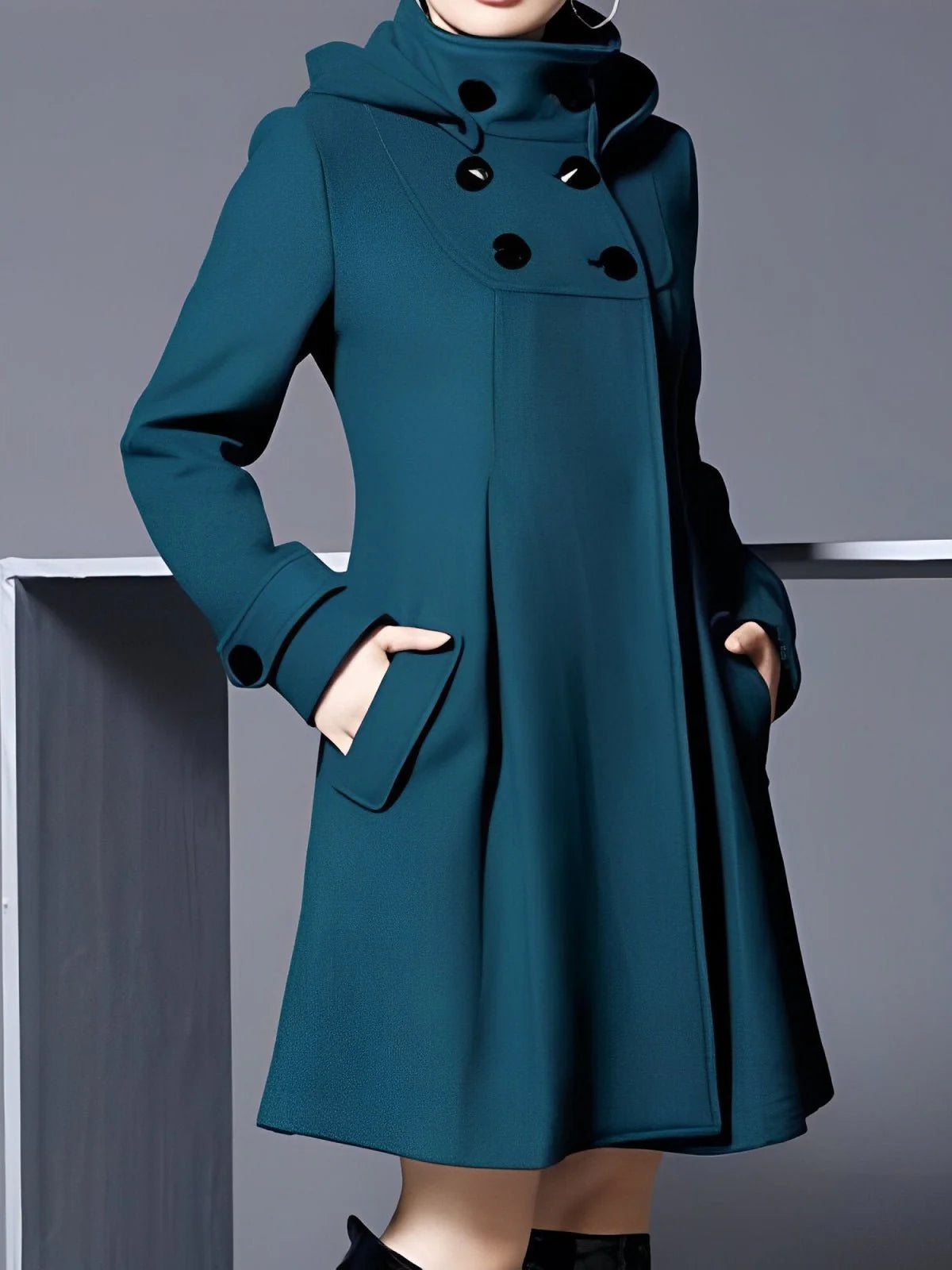 veste élégante en laine douce, confort et style pour l'automne