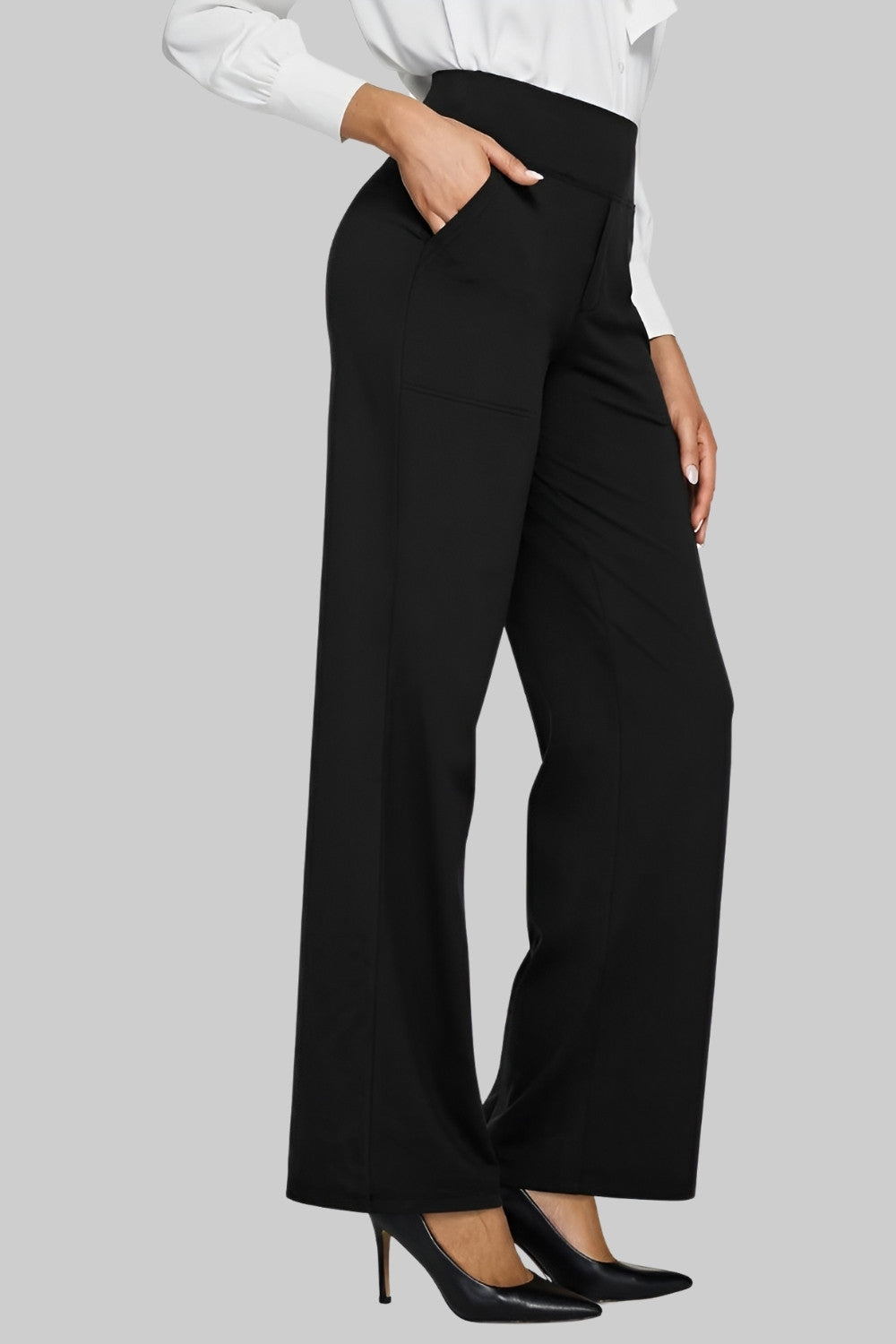pantalon stretch en tissu de qualité pour un confort intemporel