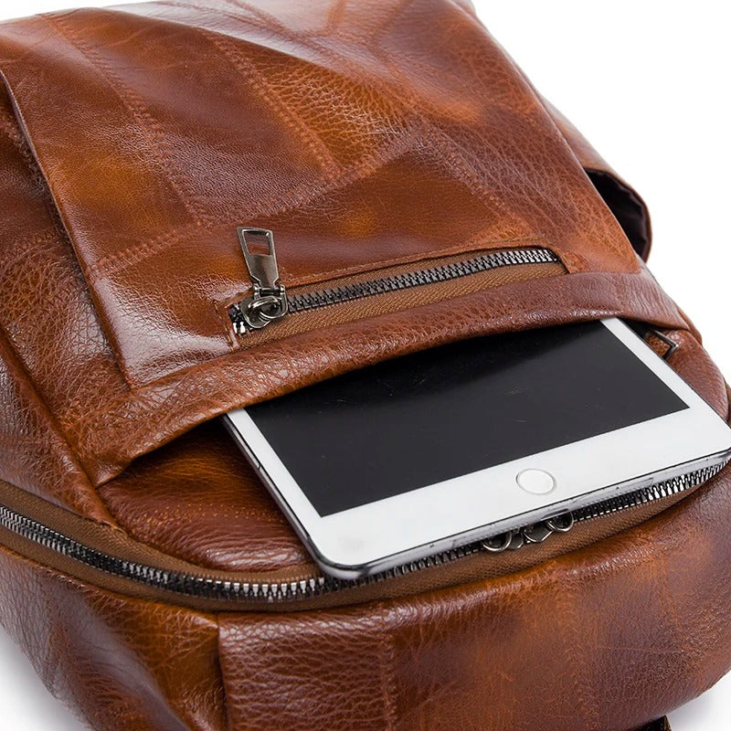sac à dos en cuir élégant et confortable pour un usage quotidien
