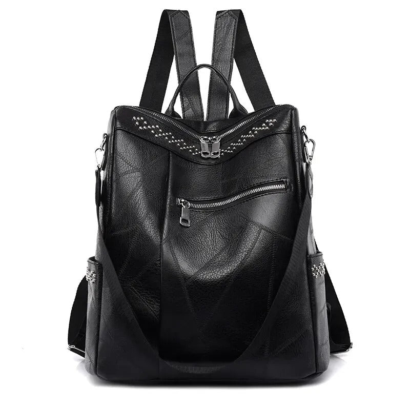sac à dos en cuir rétro-chic, élégant et confortable pour toutes les occasions