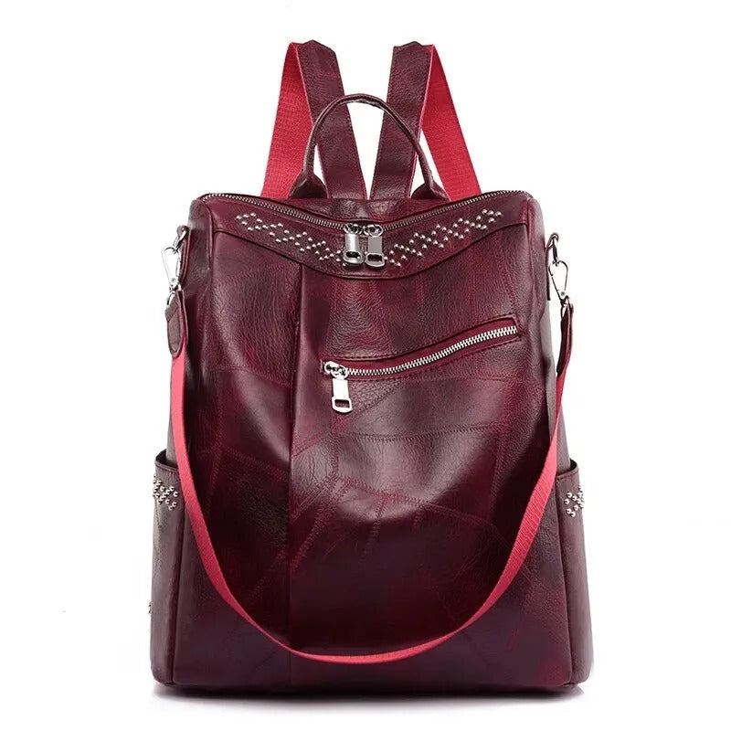 sac à dos en cuir rétro-chic, élégant et confortable pour toutes les occasions
