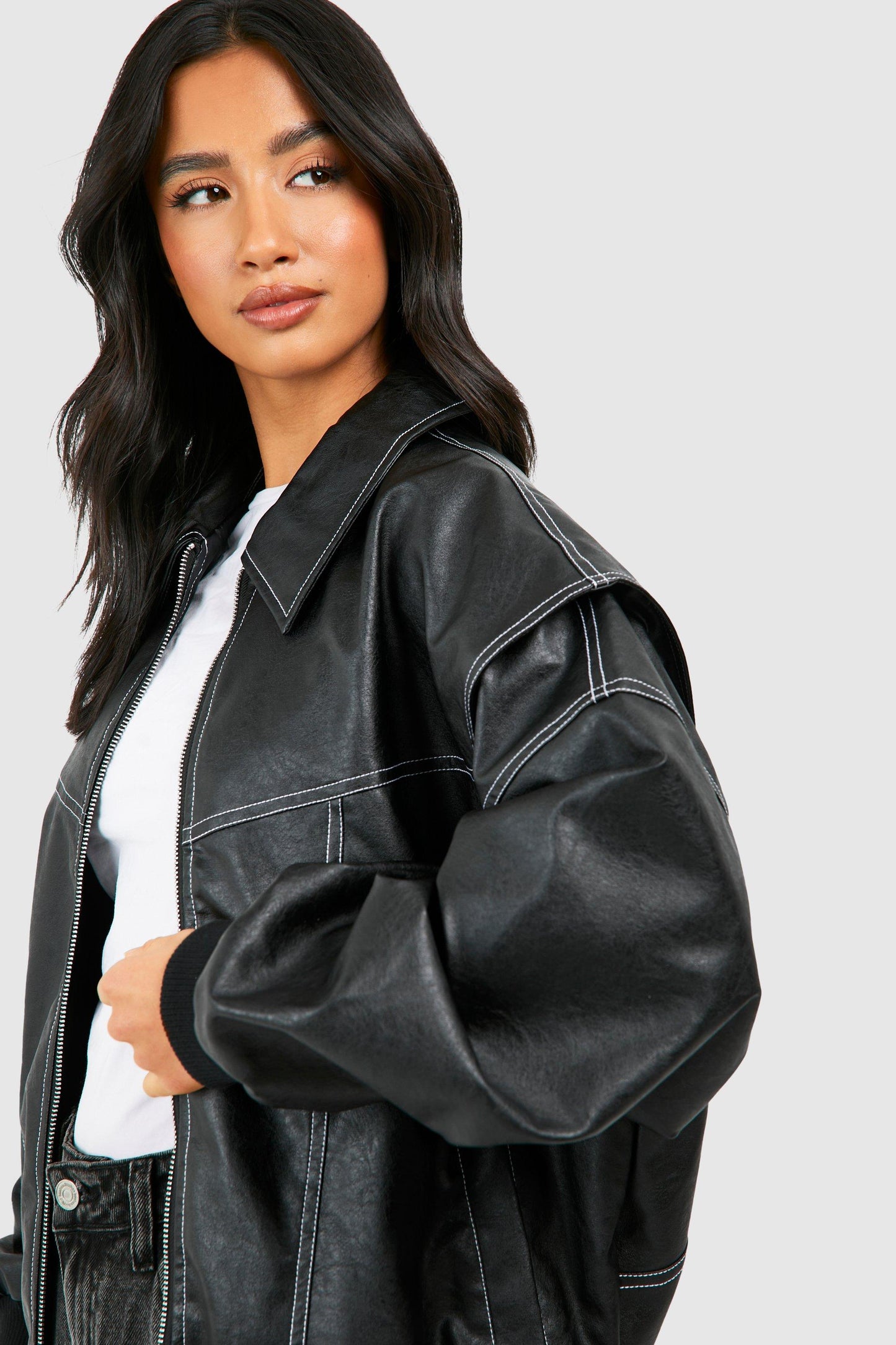 Veste bomber en tissu léger, élégance intemporelle pour l'automne