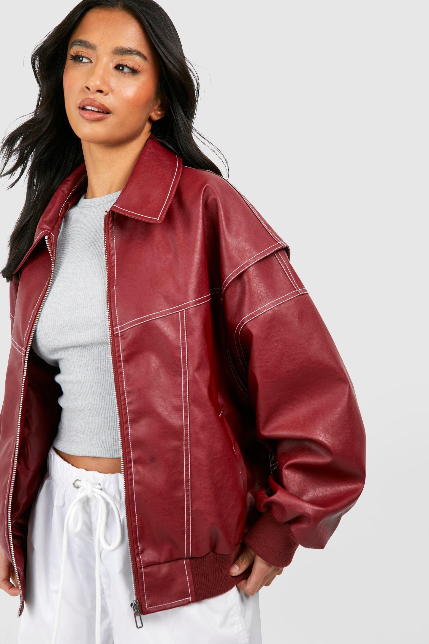 Veste bomber en tissu léger, élégance intemporelle pour l'automne
