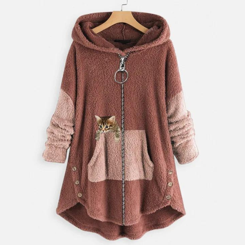 veste douce en tissu peluche pour un confort chaleureux en hiver