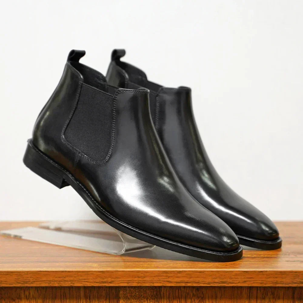 bottines chelsea en cuir raffiné, confort et élégance pour l'automne