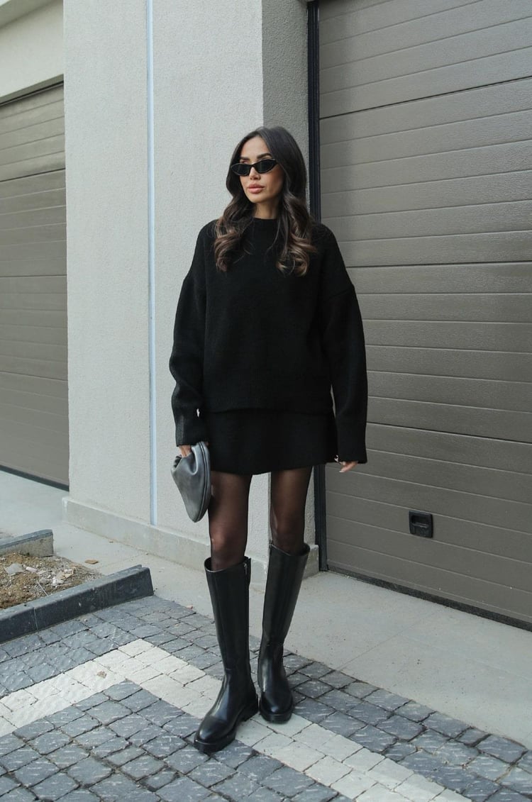 Ensemble de Vêtements Tricotés Confortables pour Automne-Hiver
