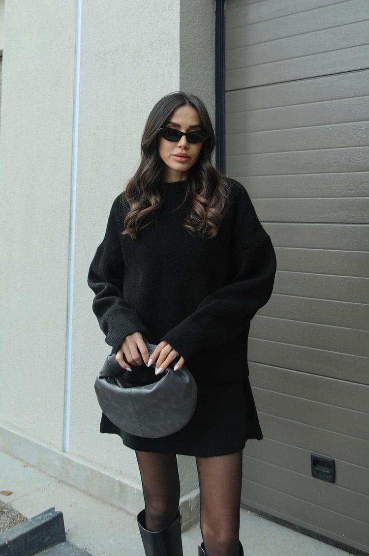 Ensemble de Vêtements Tricotés Confortables pour Automne-Hiver