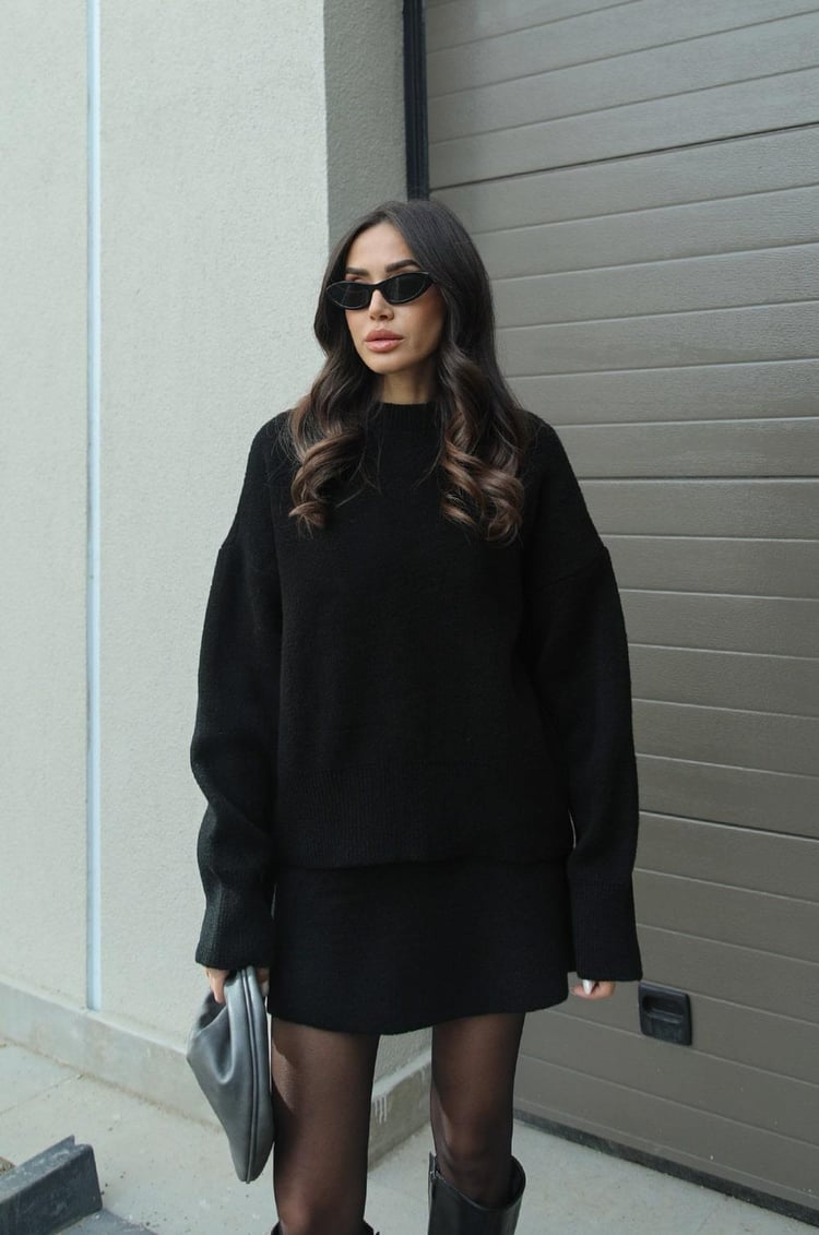 Ensemble de Vêtements Tricotés Confortables pour Automne-Hiver
