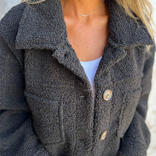 veste courte en tissu doux pour un confort élégant en automne