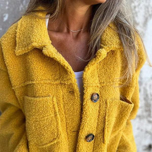 veste courte en tissu doux pour un confort élégant en automne