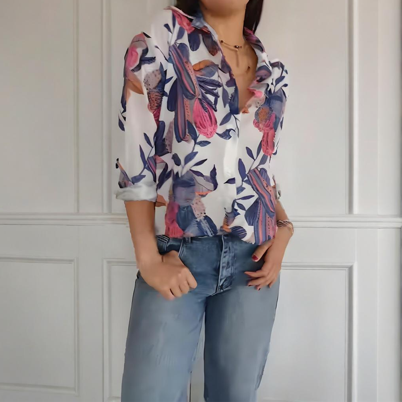 blouse en viscose légère pour un confort élégant au quotidien